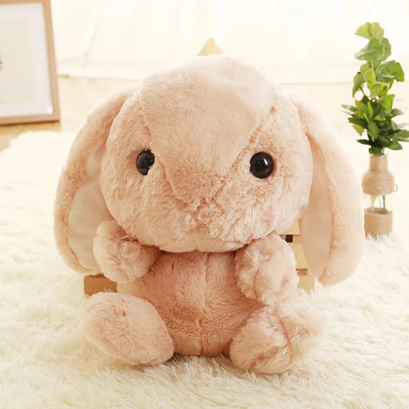 Long Ear Rabbit Plush Bag Cute Doll KawaiiShoulder Backpack Crossbody Bag Coin Purse Messenge Bags Plush Toy Girls Gift