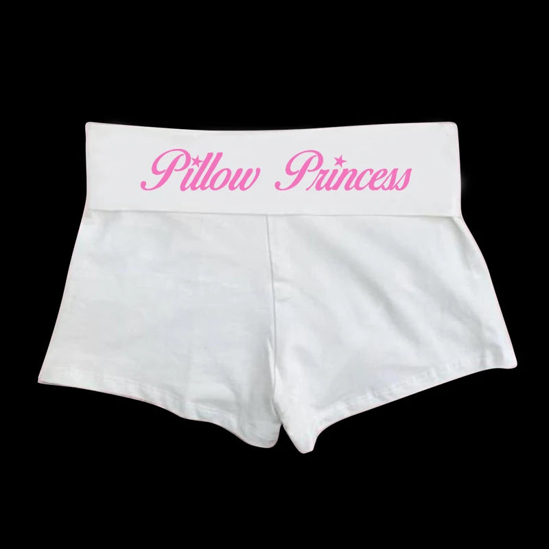 Aesthetic Pillow Princess Sexy Women's Shorts Fashion letter print Fairy Emo Girl Y2K Streetwear Punk vintage Casual Cute Shorts