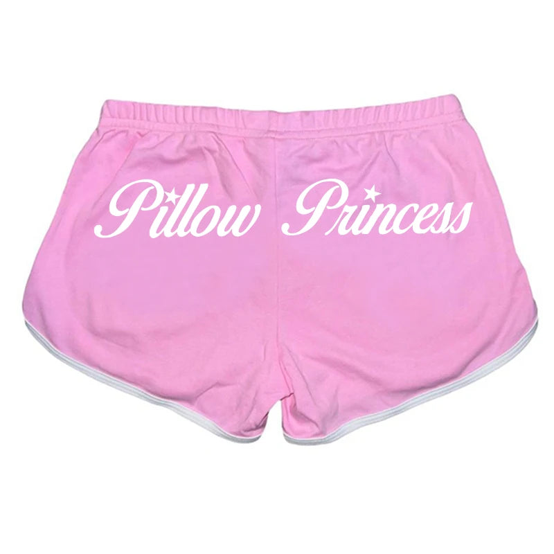 Aesthetic Pillow Princess Sexy Women's Shorts Fashion letter print Fairy Emo Girl Y2K Streetwear Punk vintage Casual Cute Shorts