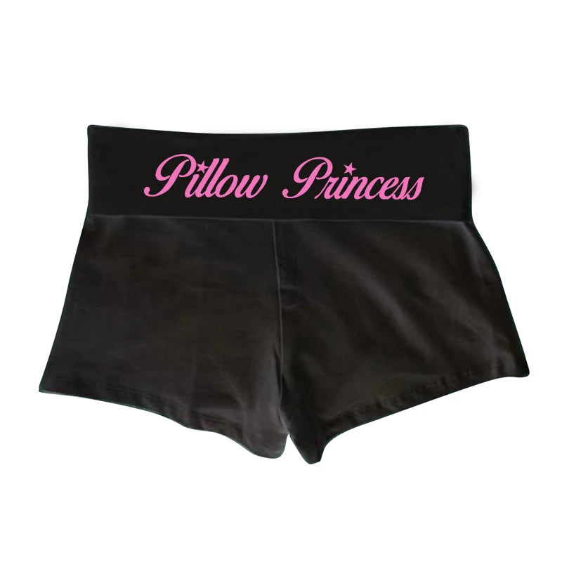 Aesthetic Pillow Princess Sexy Women's Shorts Fashion letter print Fairy Emo Girl Y2K Streetwear Punk vintage Casual Cute Shorts