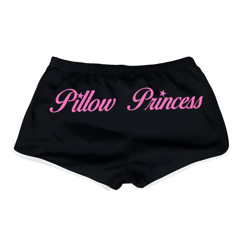 Aesthetic Pillow Princess Sexy Women's Shorts Fashion letter print Fairy Emo Girl Y2K Streetwear Punk vintage Casual Cute Shorts