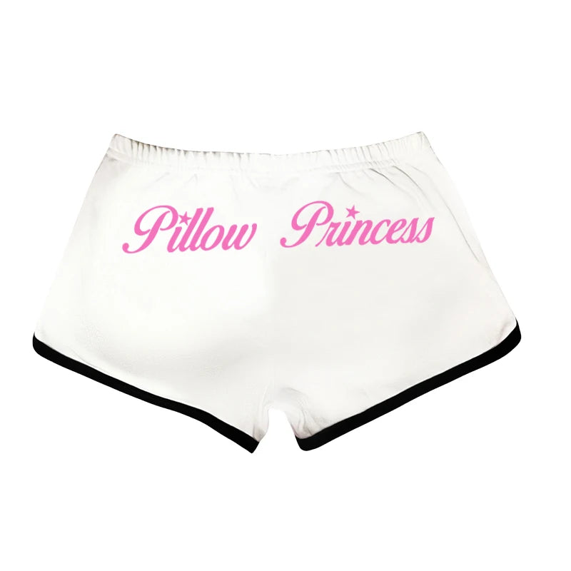 Aesthetic Pillow Princess Sexy Women's Shorts Fashion letter print Fairy Emo Girl Y2K Streetwear Punk vintage Casual Cute Shorts