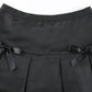 Sweetown Black Goth Aesthetic Pleated Skirts Women Lace Trim Low Waist Girl Mini Skirt Punk Dark Academia New Dance Streetwear # 222