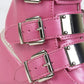 Pink platform boots mall Goth Street Cool Wedges Shoes Winter gothic Pink Chunky Platform Motorcycles Boots Women rave festival shoes punk # 19