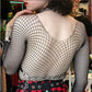 Gothic tops Goth Dark Plaid Mall Gothic Aesthetic Sexy Camis Women Grunge Alternative Eyelet Crop Tops Backless Chain V-neck Halter Clothes # 274