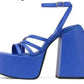 Goth trendy edgy gift fat platform strappy shoe emo Big Size 43 Summer White Goth High Heels Sexy Party Chunky Platform Sandals Shoes Women # 28